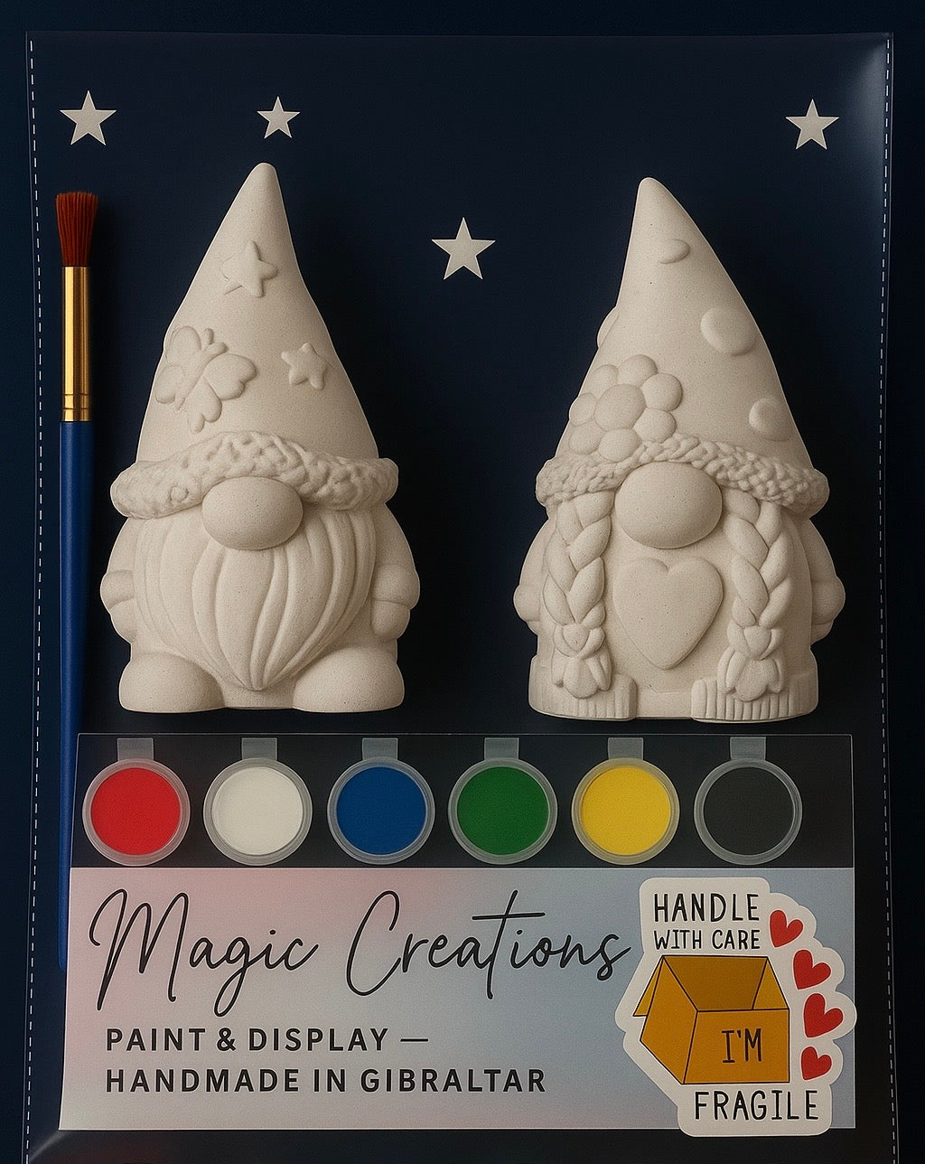 Clover Gnome & Love Gnome - Magic Creations – Paint & Display Mold Kit