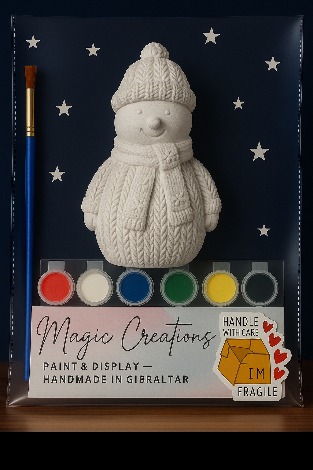 Christmas Santa - Magic Creations – Paint & Display Mold Kit