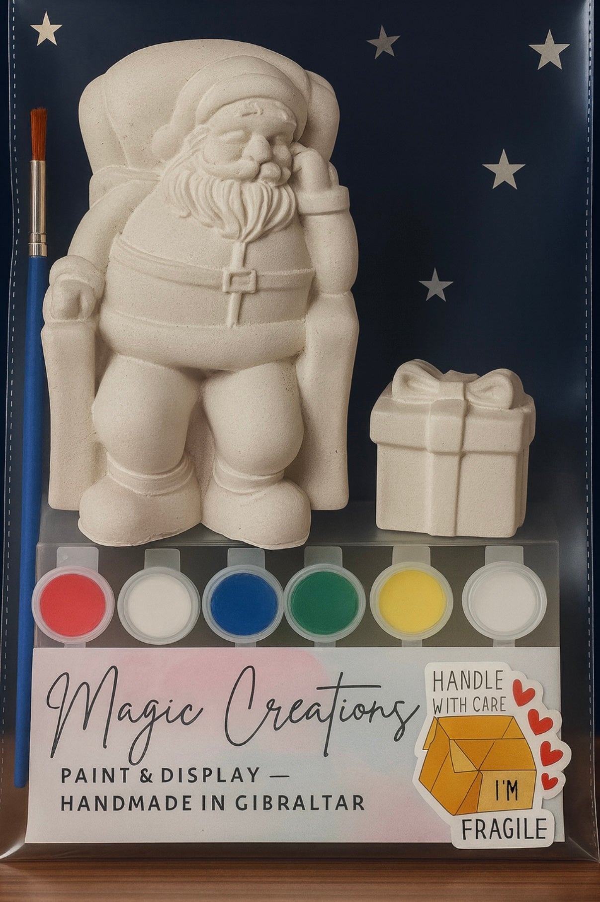 Sleeping Santa - Magic Creations – Paint & Display Mold Kit