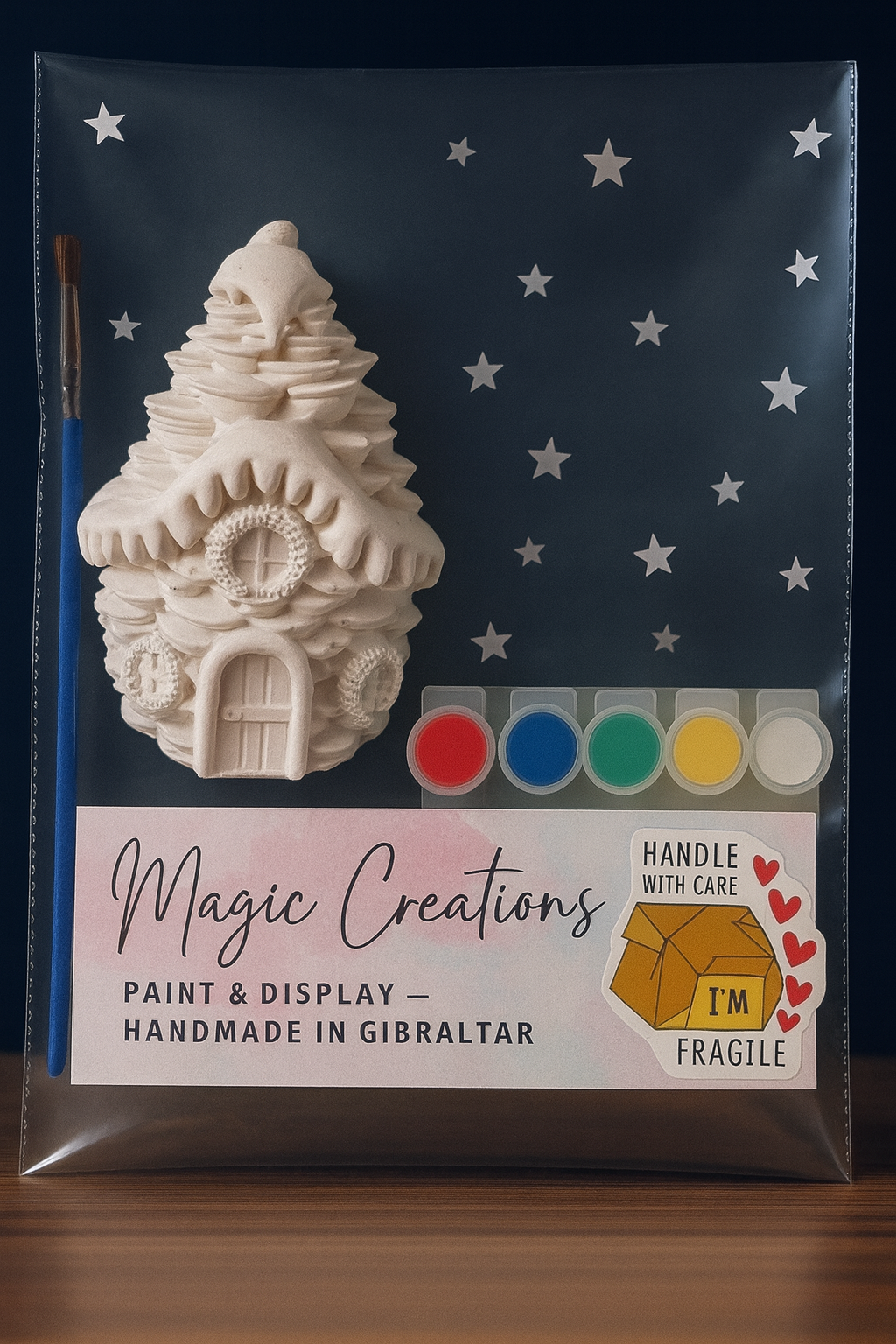 Snowy House - Magic Creations – Paint & Display Mold Kit