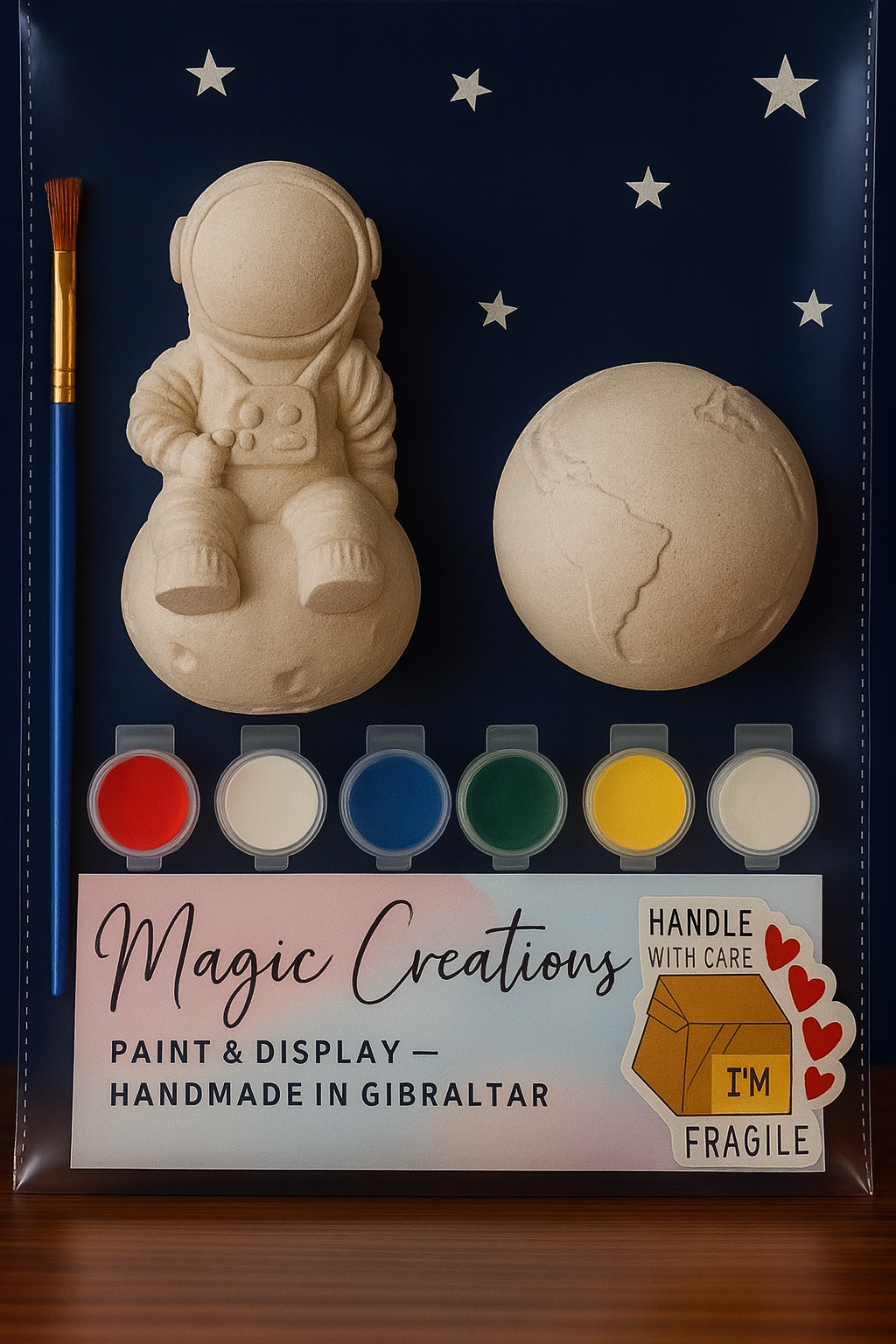 Spaceman & Earth - Magic Creations – Paint & Display Mold Kit